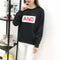 IMG 139 of Women Thick Long Sleeved Sweatshirt Student bfLoose All-Matching Undershirt Tops Outerwear