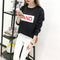 IMG 152 of Women Thick Long Sleeved Sweatshirt Student bfLoose All-Matching Undershirt Tops Outerwear