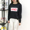 Img 3 - Women Thick Long Sleeved Sweatshirt Student bfLoose All-Matching Undershirt Tops