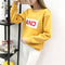 IMG 110 of Women Thick Long Sleeved Sweatshirt Student bfLoose All-Matching Undershirt Tops Outerwear