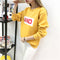 IMG 112 of Women Thick Long Sleeved Sweatshirt Student bfLoose All-Matching Undershirt Tops Outerwear