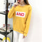 IMG 104 of Women Thick Long Sleeved Sweatshirt Student bfLoose All-Matching Undershirt Tops Outerwear