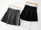Img 1 - Plus Size Wool A-Line Skirt Korean Hip Flattering Thick High Waist Slim-Look Pleated Women Skirt