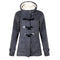 IMG 120 of Popular Plus Size Women Pocket Hooded Long Sleeved Jacket Outerwear