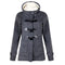 Img 9 - Popular Plus Size Women Pocket Hooded Long Sleeved Jacket