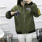 IMG 116 of Korean bfBaseball Jersey Short Loose Long Sleeved Jacket Student Plus Size Tops Outerwear