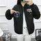 IMG 120 of Korean bfBaseball Jersey Short Loose Long Sleeved Jacket Student Plus Size Tops Outerwear