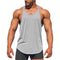 Hot Selling Solid Colored Men Sporty Tank Top Cotton Fitness Strap Tank Top