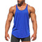 Hot Selling Solid Colored Men Sporty Tank Top Cotton Fitness Strap Tank Top