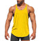 Hot Selling Solid Colored Men Sporty Tank Top Cotton Fitness Strap Tank Top