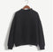 Korea Solid Colored Thick Sweatshirt Women High Collar Loose Baseball Jersey Student Outerwear