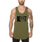 Europe British Personality Summer Men Trendy V-Neck Tank Top Sleeveless Short Sleeve T-Shirt Sporty Fitness Matching Tank Top