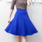 Img 9 - Skirt Plus Size High Waist Anti-Exposed Flare Pleated Skirt