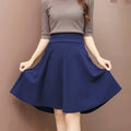 Img 10 - Skirt Plus Size High Waist Anti-Exposed Flare Pleated Skirt