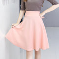 Img 8 - Skirt Plus Size High Waist Anti-Exposed Flare Pleated Skirt