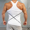 IMG 114 of Muscle Casual Outdoor Men Tank Top Fitness Slim Look Quick Dry Summer Sporty Tank Top