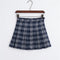 Img 1 - College All-Matching High Waist Slim Look Chequered Pleated Skirt Tennis Women Skirt