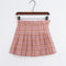 Img 7 - College All-Matching High Waist Slim Look Chequered Pleated Skirt Tennis Women Skirt