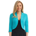 Img 3 - Solid Colored Casual Plus Size Multicolor Cardigan