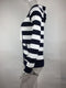 IMG 108 of Striped Hooded Sweatshirt Long Sleeved Pocket Slim Look Zipper Outerwear