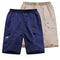 Img 3 - Summer Men Shorts Casual Pants Loose knee length Elderly Beach