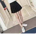 IMG 140 of Pleated Women Student Korean Short Slim Look High Waist Skirt Shorts