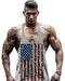 Summer Sporty Men Tank Top Printed Combed Cotton Loose Tank Top