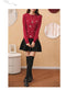 IMG 123 of Women Korean Loose Round-Neck Long Sleeved Embroidered Flower Sweater Undershirt Outerwear
