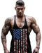 Summer Sporty Men Tank Top Printed Combed Cotton Loose Tank Top