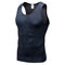 Men Three Dimensional Printed Tank Top PROFitness Jogging Sporty Training Fitted Stretchable Quick-Drying Tank Top