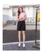 IMG 107 of Summer Korean Colourful High Waist Shorts Women Loose Student Candy Colors Bermuda Shorts