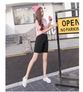 IMG 106 of Summer Korean Colourful High Waist Shorts Women Loose Student Candy Colors Bermuda Shorts