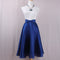 Img 6 - Bow Flare Europe High Waist Mid-Length A-Line Skirt
