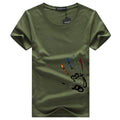 Img 8 - Men Short Sleeve T-Shirt Summer Korean Round-Neck Loose Trendy Half Sleeved T-Shirt