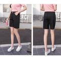 IMG 108 of Summer Korean Colourful High Waist Shorts Women Loose Student Candy Colors Bermuda Shorts