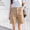 Img 3 - Summer Korean Colourful High Waist Shorts Women Loose Student Candy Colors Bermuda