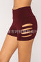 Summer Ripped Gym Cozy High Waist Stretchable Shorts