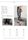 IMG 106 of Korean Chiffon Casual Pants Women Loose Feminine High Waist Ankle-Length Lantern Pants