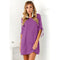 Img 4 - Popular Solid Colored Round-Neck Dress