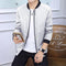 Jacket Slim Look Thin Trendy Baseball Collar Young Outerwear