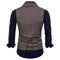 Img 3 - Business Chequered Suits Vest Slim Look Trendy Double-Breasted