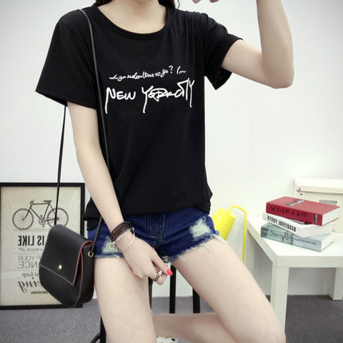 IMG 107 of Plus Size T-Shirt Women Summer Trendy Minimalist Short Sleeve Undershirt T-Shirt