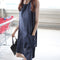 Img 2 - Trendy Plus Size Women Cotton Blend A-Line Pocket Line Under Dress Pocket Dress