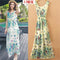 Img 14 - Summer Sleeveless Floral Chiffon Holiday Beach Length Women Dress