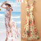 Img 6 - Summer Sleeveless Floral Chiffon Holiday Beach Length Women Dress