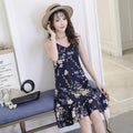 Img 5 - Women Beach Ruffle Collar Floral Cami Dress Fresh Looking Strap Beachwear