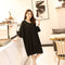 Img 4 - Summer Plus Size Women Modal Korean Loose Short Sleeve Dress Mid-Length Pyjamas