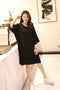 IMG 114 of Summer Plus Size Women Modal Korean Loose Short Sleeve Dress Mid-Length Pyjamas Sleepwear