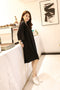 Summer Plus Size Women Modal Korean Loose Short Sleeve Dress Mid-Length Pyjamas Sleepwear