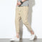 Img 2 - Summer Men Line Ankle-Length Pants Loose Cotton Blend Casual Solid Colored Slim-Fit Pants